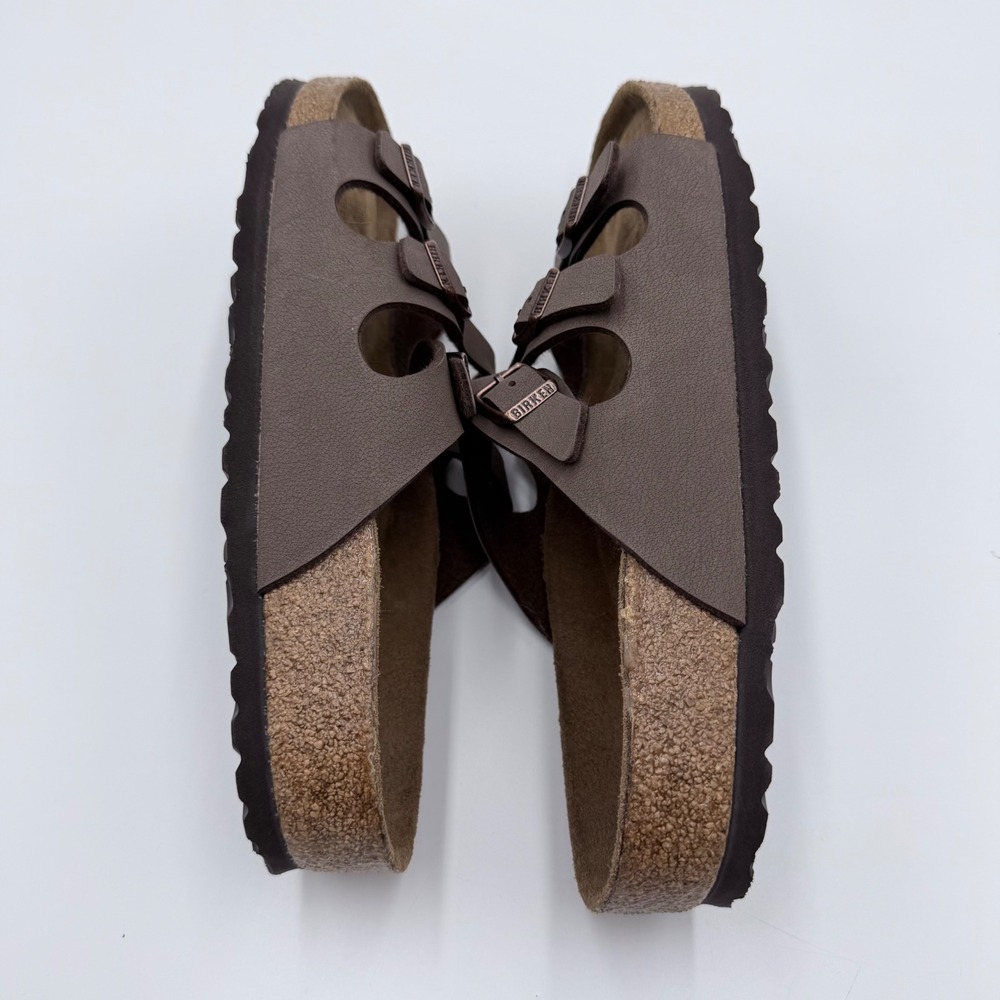 Birkenstock Florida Soft Footbed Mocha Birkibuc Sandals 42 L11 M9 - Picture 4 of 8